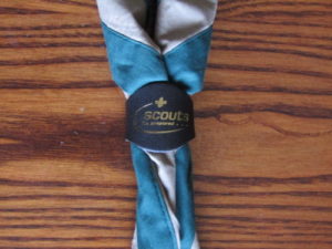 Cuffley,Scout,Scouts,Explorers,Explorer,Scarf,Leather Woggle,1st Cuffley Scouts,Khaki,Scout Green,Necker,Group Scarf 