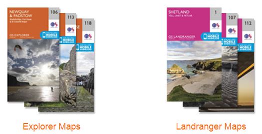 Cuffley Scout Group local and regional maps suggested as presents for Scouts and Explorers