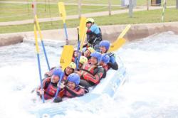 Scout Leaders rafting