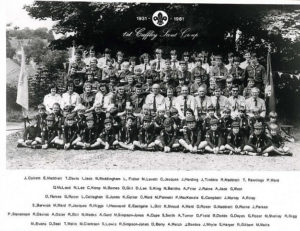 Cuffley Scout Group, 1981. 